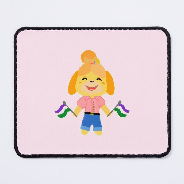 Item preview, Isabelle says "Genderqueer Rights!" designed and sold by Nestled-Studio.