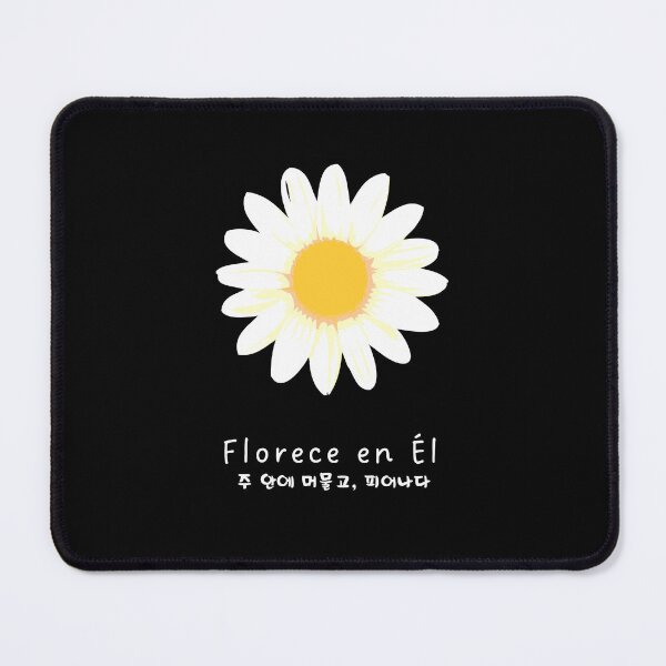 Item preview, Abide & Bloom Floral Christian Art in Black (Spanish and Korean) designed and sold by trendteezstore.