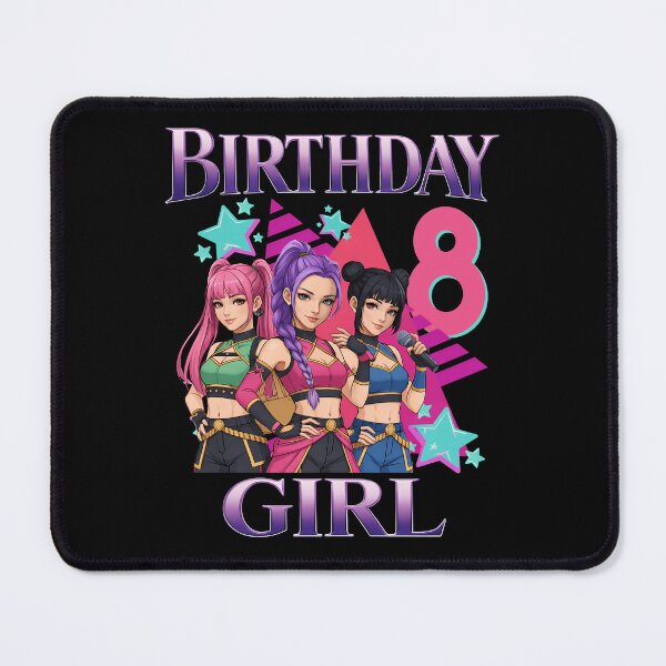 Item preview, Kpop Demon Hunter 8 Years Old Birthday K Pop 8th Birthday Girls K-Pop designed and sold by VincentMoore96.
