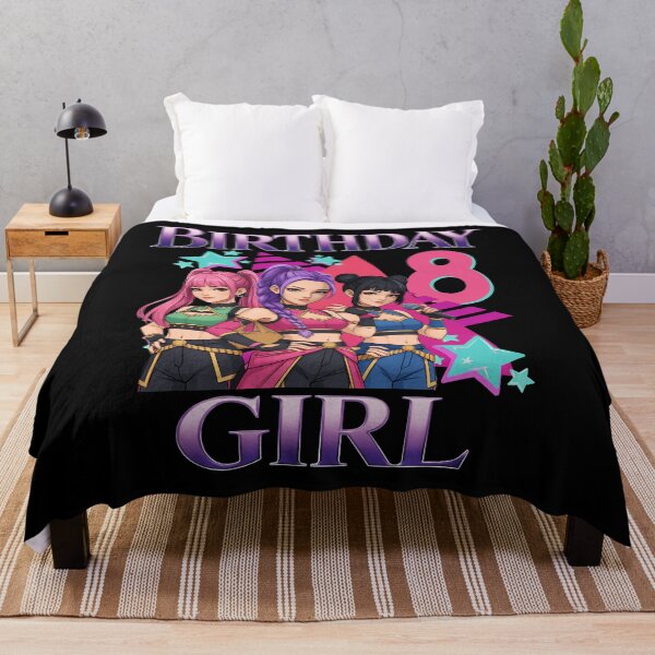 Item preview, Kpop Demon Hunter 8 Years Old Birthday K Pop 8th Birthday Girls K-Pop designed and sold by VincentMoore96.