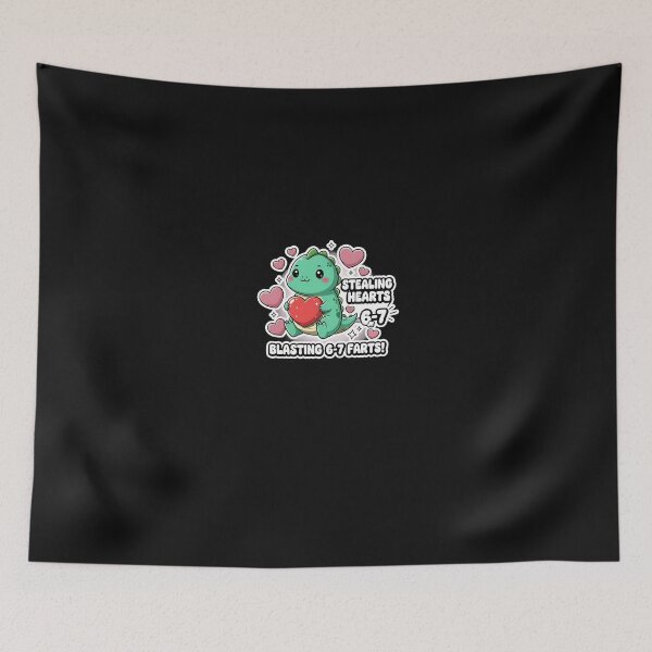 Item preview, 67 Meme Stealing Hearts Dinosaur Valentine_S Day Kids Boys designed and sold by scottygrindz.
