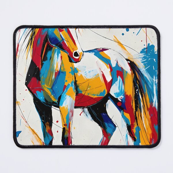 Item preview, Bright Colorful Horse Motif (image size 7840x11680) designed and sold by Digital-Davinci.