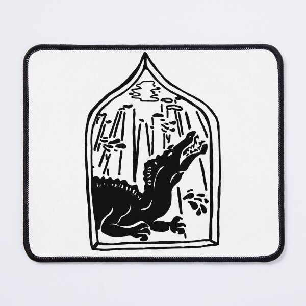 Item preview, Baryonyx Stained Window Motif designed and sold by Goblin & Dwarf.