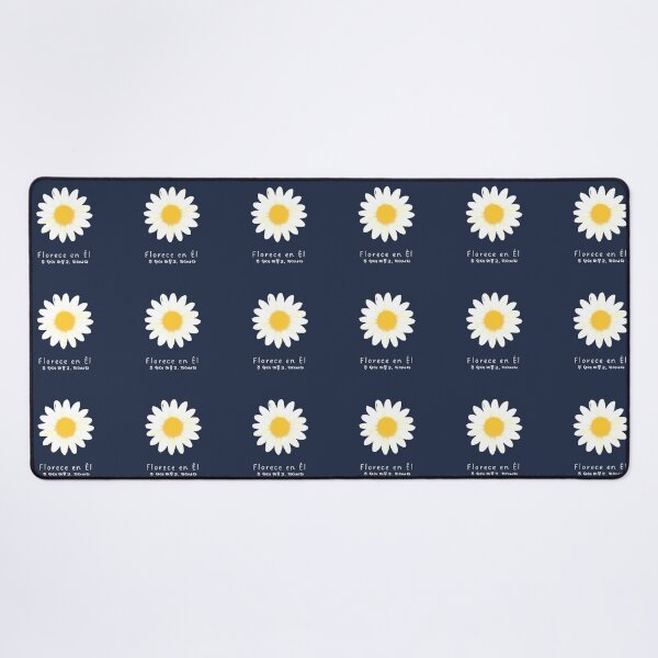 Item preview, Abide & Bloom Floral Christian Art in Navy (Spanish and Korean) designed and sold by trendteezstore.