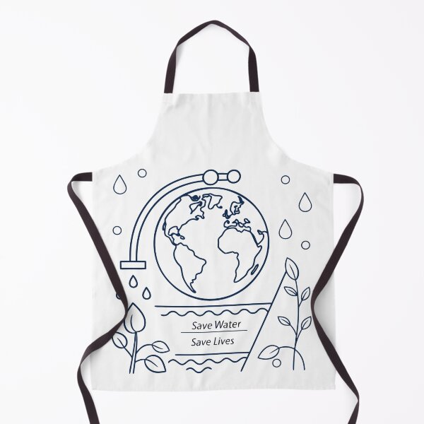 Item preview, Global Save Water Save Lives Concept with Earth and Faucet Splash designed and sold by Jirada.