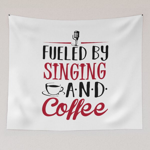 Item preview, Fueled by Singing and Coffee designed and sold by KsuAnn.