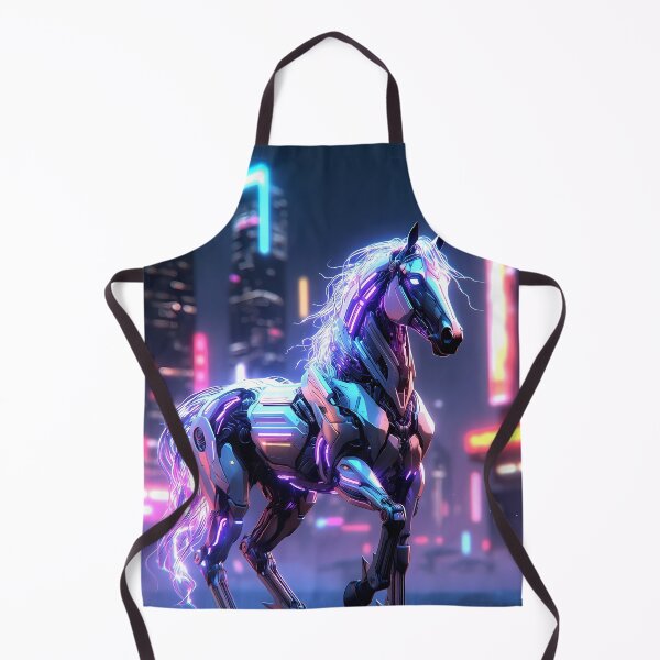 Item preview, Futuristic Cybernetic Horse (image size 7840x11680) designed and sold by Digital-Davinci.