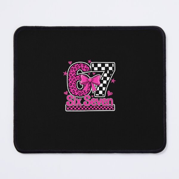 Item preview, 67 Six Seven Funny Valentine Leopard Bow Girls Kids 6 7 Meme designed and sold by scottygrindz.