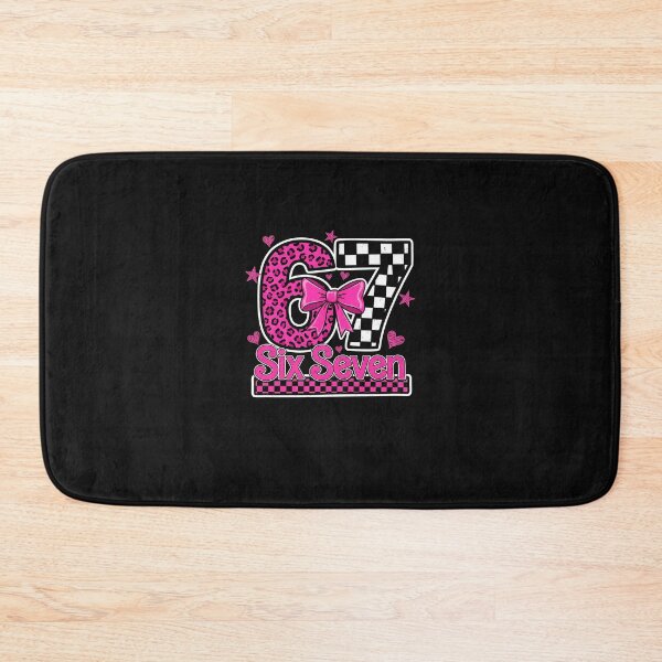 Item preview, 67 Six Seven Funny Valentine Leopard Bow Girls Kids 6 7 Meme  designed and sold by scottygrindz.