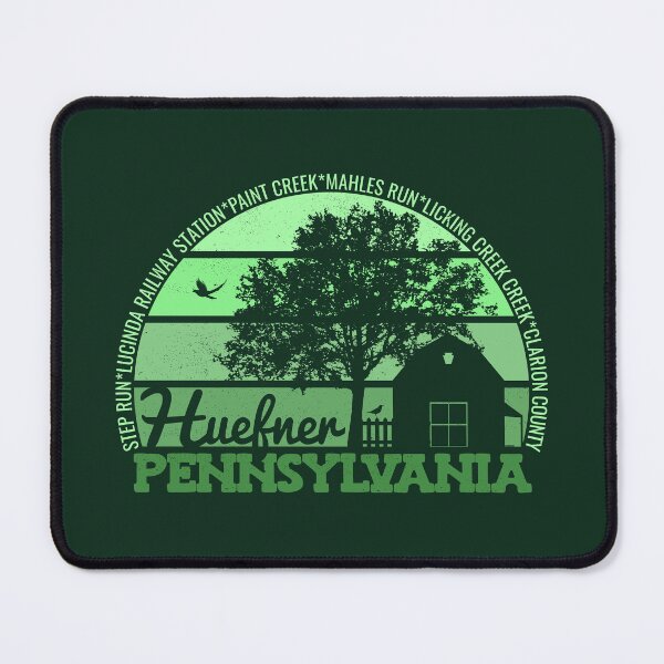 Item preview, Huefner Pennsylvania Sunset Retro Vintage Local Pride Logo designed and sold by CRHPOD20.