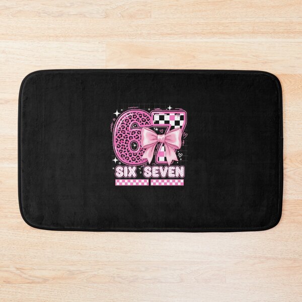 Item preview, 67 Six Seven Funny Valentine Leopard Bow Girls Kids 6 7 Meme designed and sold by scottygrindz.