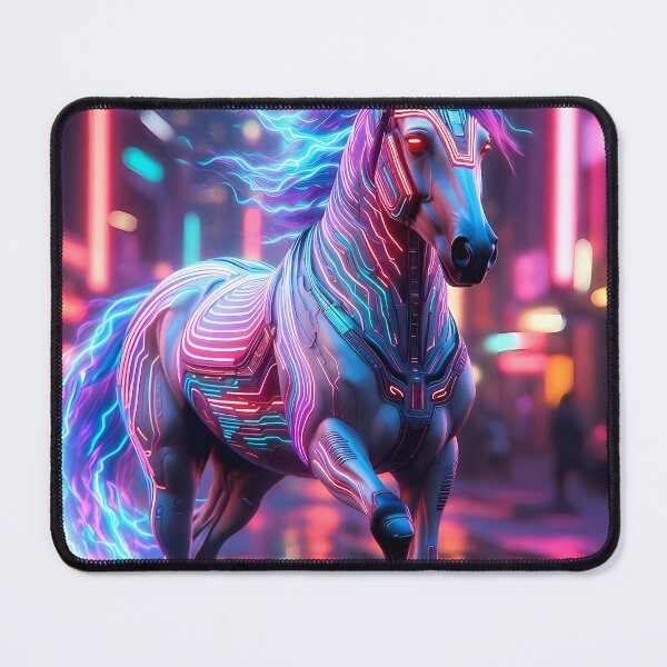 Item preview, Futuristic Cybernetic Horse (image size 7840x11680) designed and sold by Digital-Davinci.