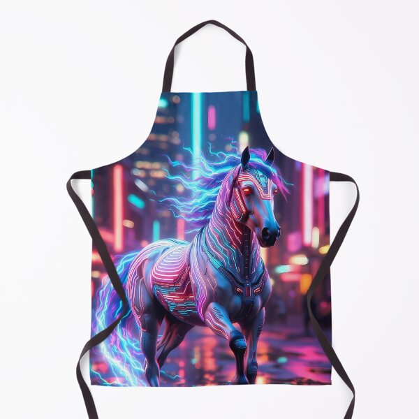 Item preview, Futuristic Cybernetic Horse (image size 7840x11680) designed and sold by Digital-Davinci.