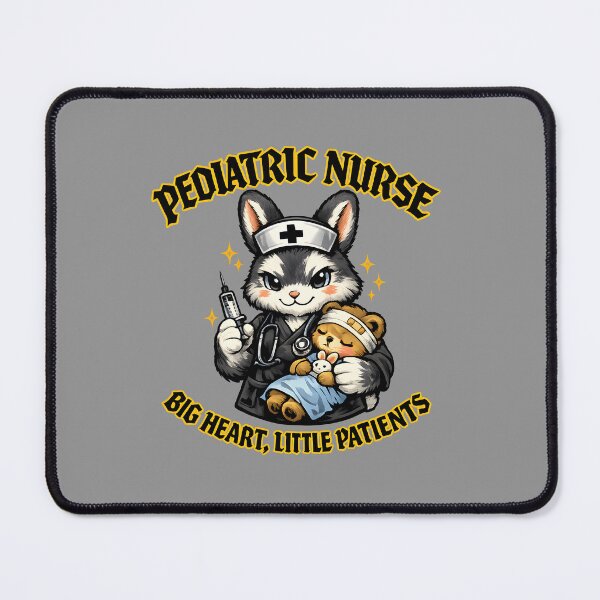 Item preview, Pediatric Nurse Big Heart Little Patient Cute Medical Hero Art designed and sold by ClinicalHubs.