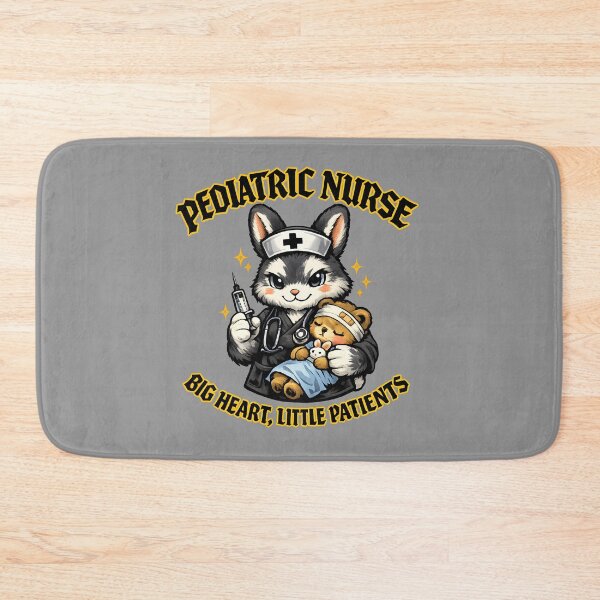 Item preview, Pediatric Nurse Big Heart Little Patient Cute Medical Hero Art designed and sold by ClinicalHubs.