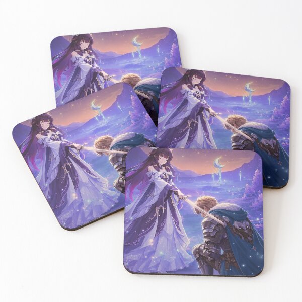 Item preview, The Moon Maiden and the Knight of Boreas designed and sold by HolyPrimogem.