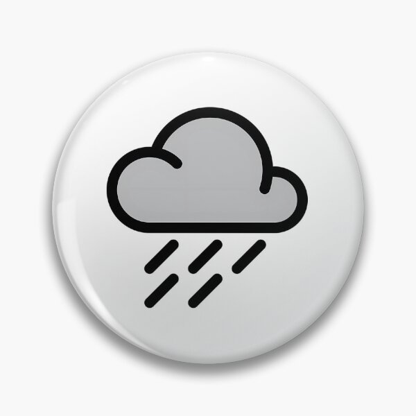Item preview, Rainy Day Weather Icon designed and sold by flzxaibkc8.