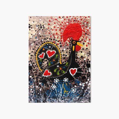 Portuguese Rooster 2 Art Board Print