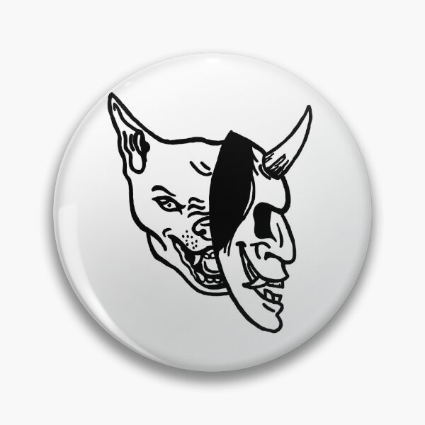 Item preview, Oni Dog Motif designed and sold by Goblin & Dwarf.