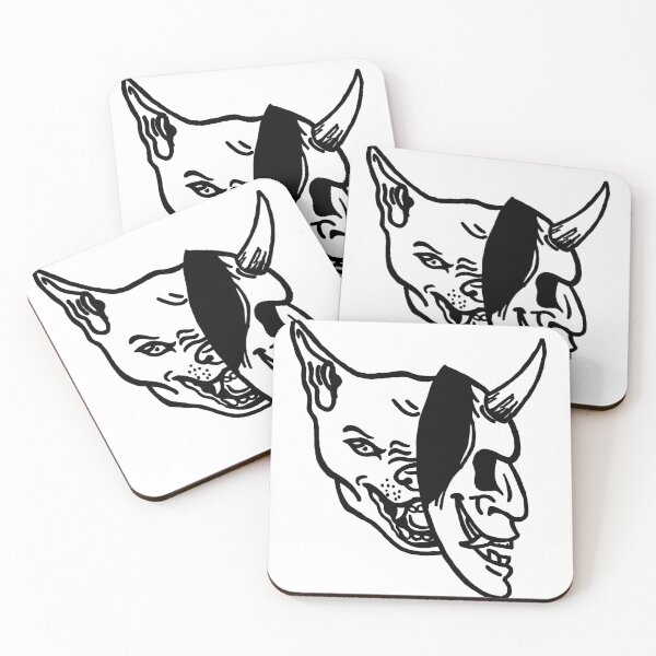 Item preview, Oni Dog Motif designed and sold by Goblin & Dwarf.