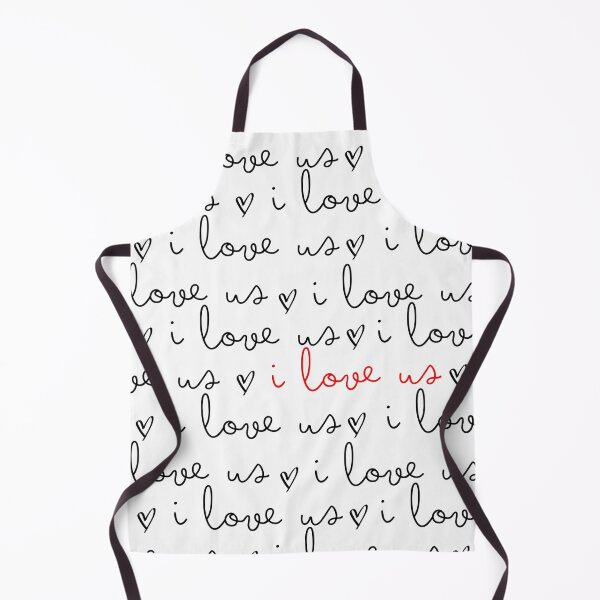 Item preview, I Love Us – Cute Valentines Handwritten Pattern designed and sold by TeesAndSass.