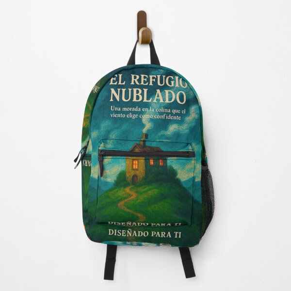 Item preview, Cozy Fantasy Notebook – Refuge on the Misty Hill designed and sold by Anomaly 404 Error.