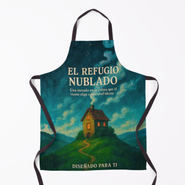 Item preview, Cozy Fantasy Notebook – Refuge on the Misty Hill designed and sold by Anomaly 404 Error.