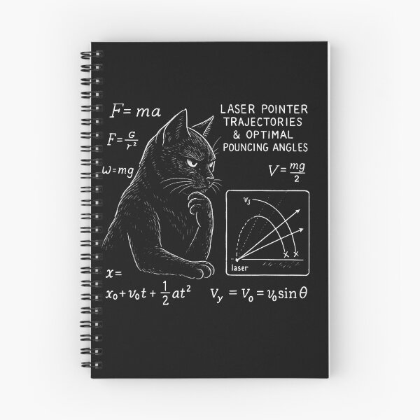 Item preview, Funny Cat Math Physics Equations Science Humor  designed and sold by ArleneRowe.
