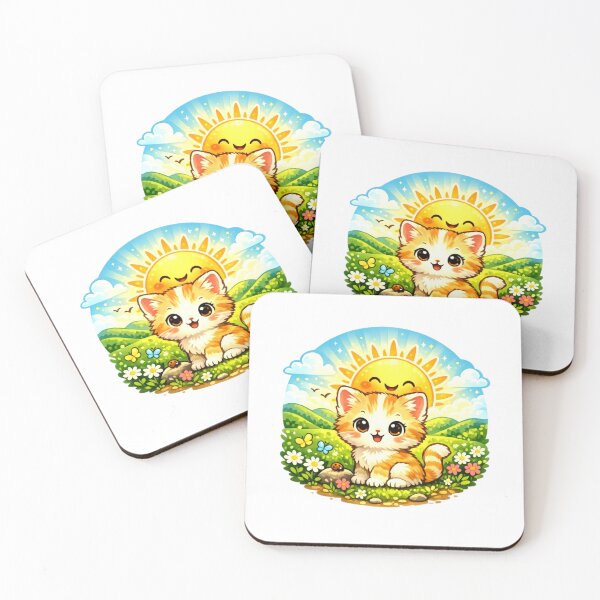 Item preview, Cute Cat Aesthetic Illustration designed and sold by outmaneomari.