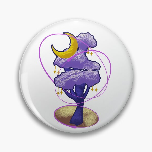 Artikelvorschau, Mystischer kosmischer Baum Fantasiemond entworfen und verkauft von FableMind.