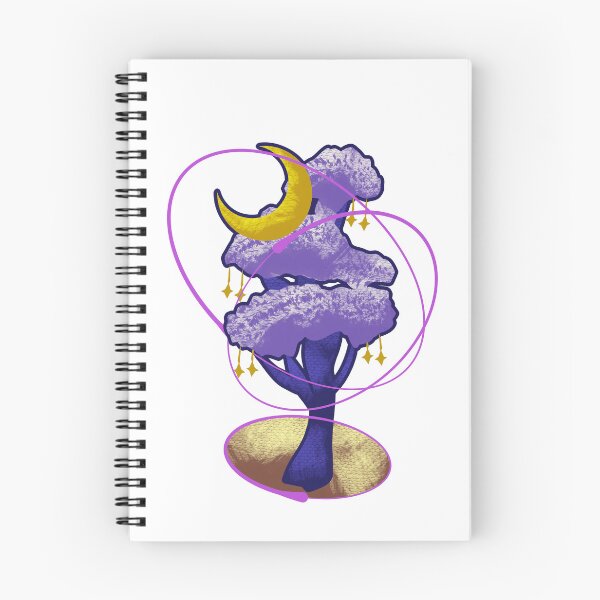 Aperçu de l'œuvre Lune fantastique de l'arbre cosmique mystique créée et vendue par FableMind.