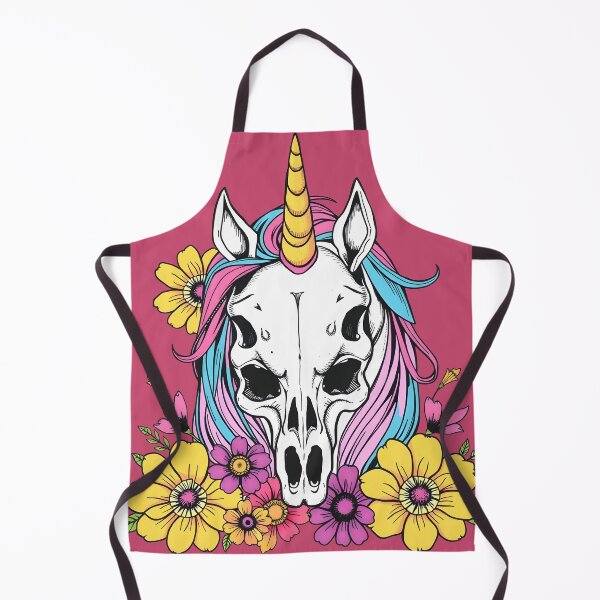 Item preview, Unicorn Skull with Flowers - Pastel Punk Soft Grunge Gothic Cute Dark Art Design designed and sold by Amplify-n-Co.