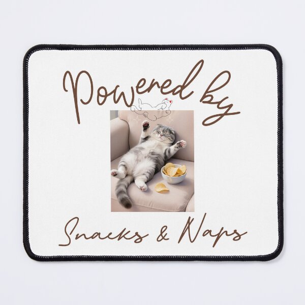 Item preview, Powered by Snacks & Naps Funny Kidult Quote designed and sold by Kidult Minds.