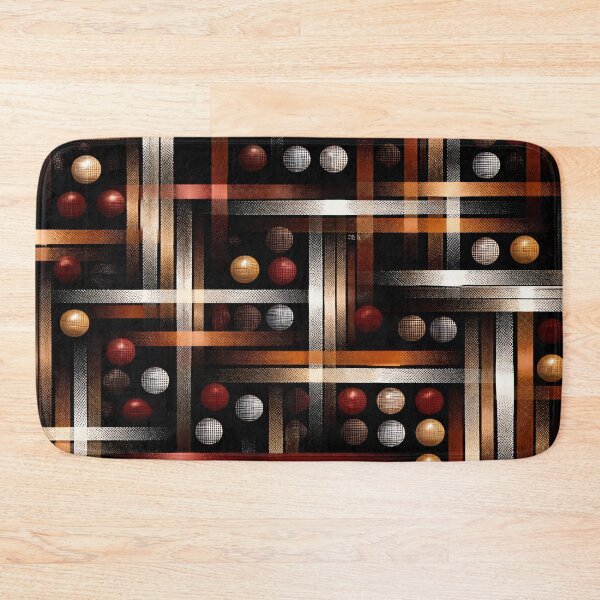 Item preview, Copper Grid Dot Pattern designed and sold by Kaleidoscope Print.