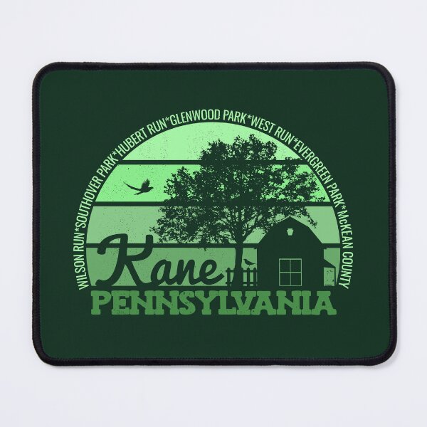 Item preview, Kane Pennsylvania Sunset Retro Vintage Local Pride Logo designed and sold by CRHPOD20.