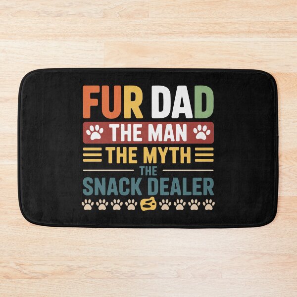 Item preview, Fur Dad Man Myth Snack Dealer Funny Paw Cat Dog Father's Day designed and sold by ArleneRowe.