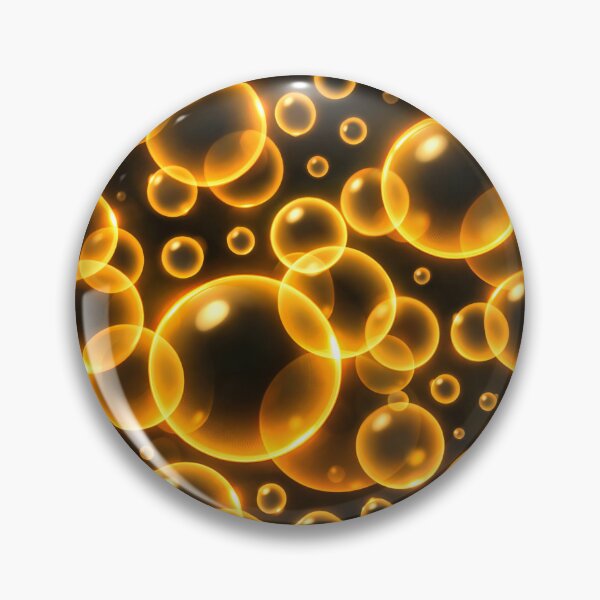 Item preview, Golden Glow Bubbles designed and sold by Kaleidoscope Print.
