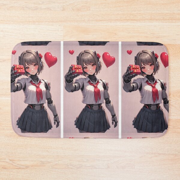 Item preview, Chica androide anime en día de Valentine designed and sold by ArtsJulian.