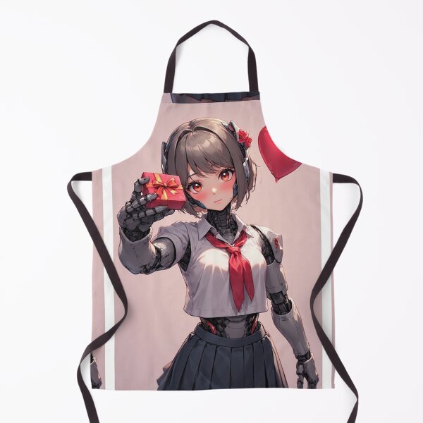 Item preview, Chica androide anime en día de Valentine designed and sold by ArtsJulian.