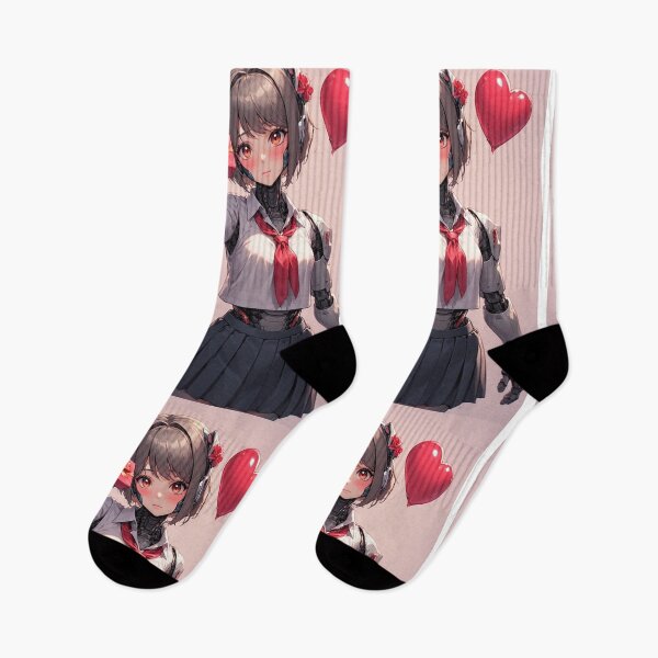 Item preview, Chica androide anime en día de Valentine designed and sold by ArtsJulian.