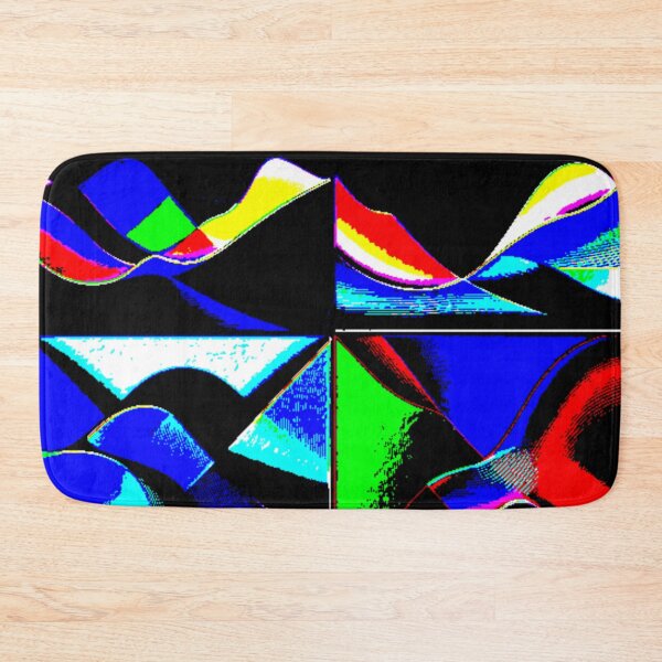 Item preview, four currents color voltage colorful geometric abstract design designed and sold by SmashingDeals.