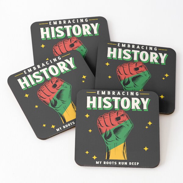 Item preview, Embracing History – My Roots Run Deep Fist Power  designed and sold by Golden Blaze Studio.