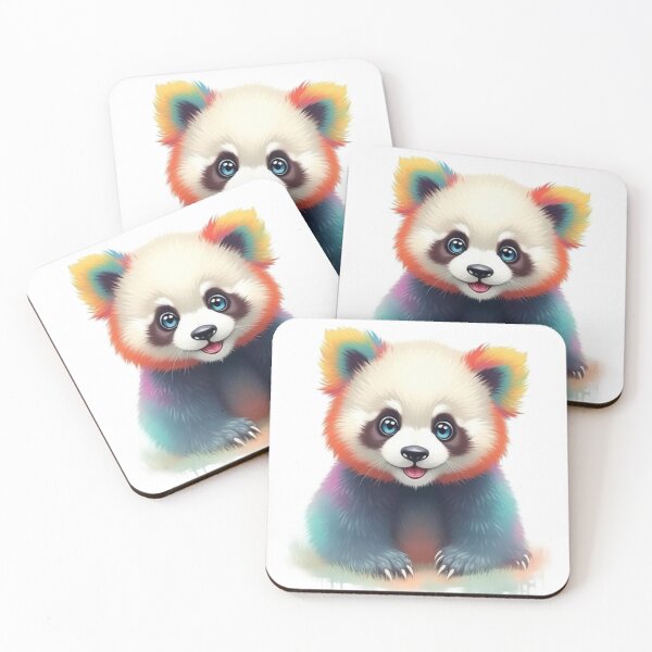 Item preview, rainbow panda designed and sold by MYTHICAL ME.