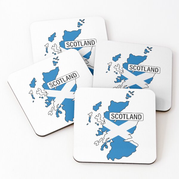Item preview, SCOTLAND Flag Map designed and sold by Amy's pet prints.
