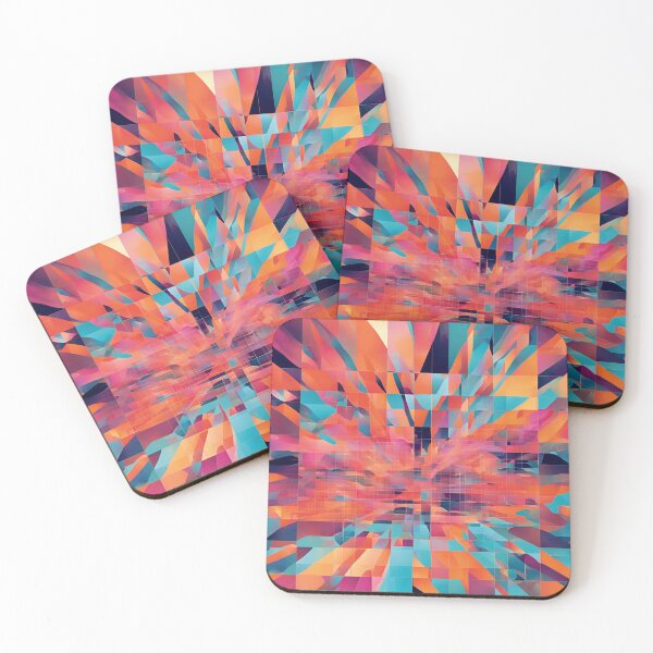 Item preview, Neon Fracture: Angular Hypergrid Illusion designed and sold by mxztar.
