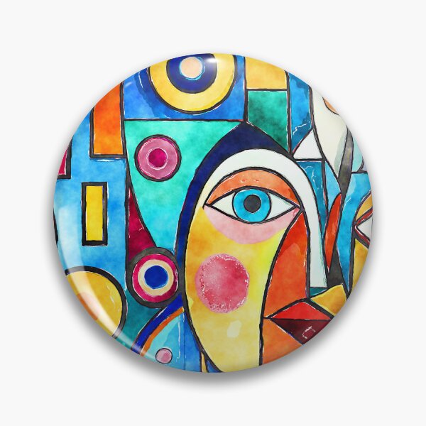 Item preview, Who Shall I Be Today? Cubism Abstract Face designed and sold by DEC02.