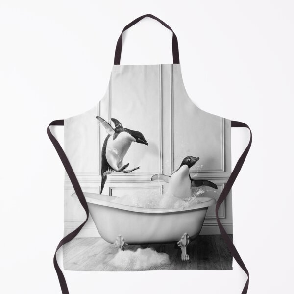 Aperçu de l'œuvre douche de pingouins créée et vendue par kimberlyoswal.