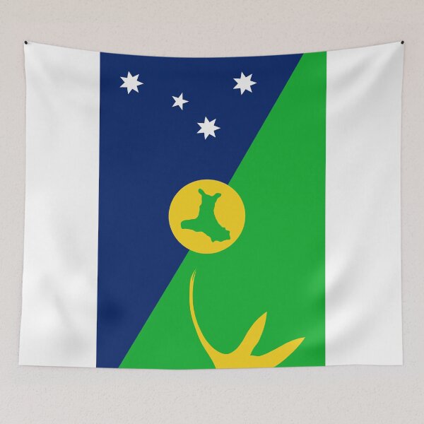 Item preview, Vertical Christmas Island Flag Design designed and sold by NTGUILTY.