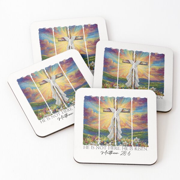 Item preview, Copy of He Is Not Here He Has Risen Matthew 286 Easter Christian  designed and sold by ArleneRowe.