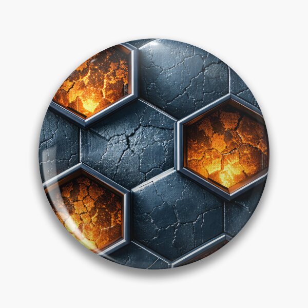 Item preview, Molten Hex Grid designed and sold by Kaleidoscope Print.